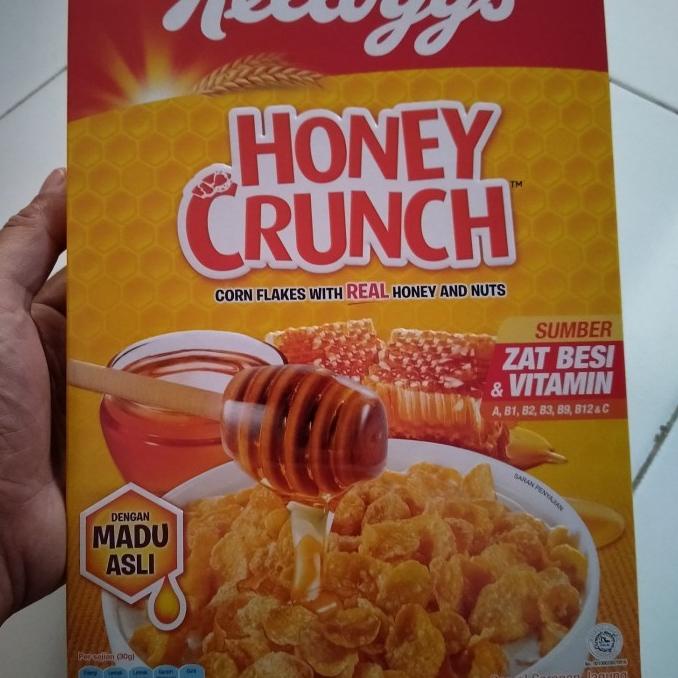 

kellog's corn flakes honey krunch/sereal jagung madu kellogs