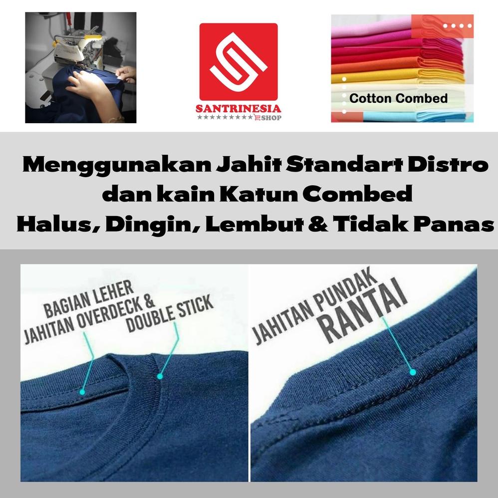 Santrinesia Kaos Gus Dur Abdurrahman Wahid Vespa T-Shirt Tshirt Santri Gusdur Pluralisme Free Ongkir