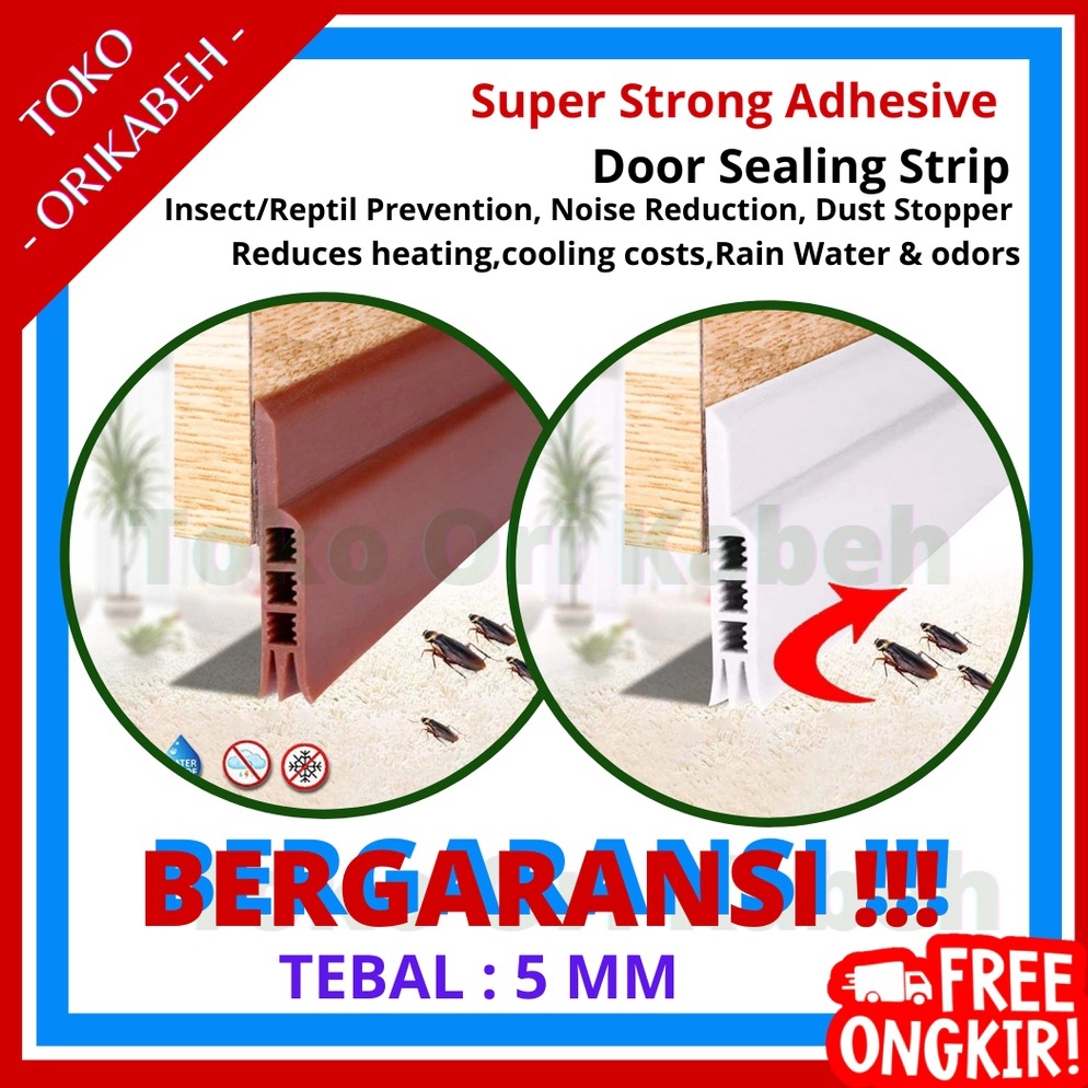 ↓ Karet Penutup Celah Bawah Pintu / Penghalang Pintu Bawah / Seal Penutup Celah Bawah Pintu Readysto