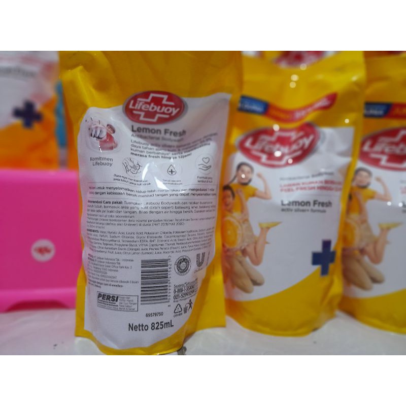 Sabun cair jumbo Lifebuoy 825 ml