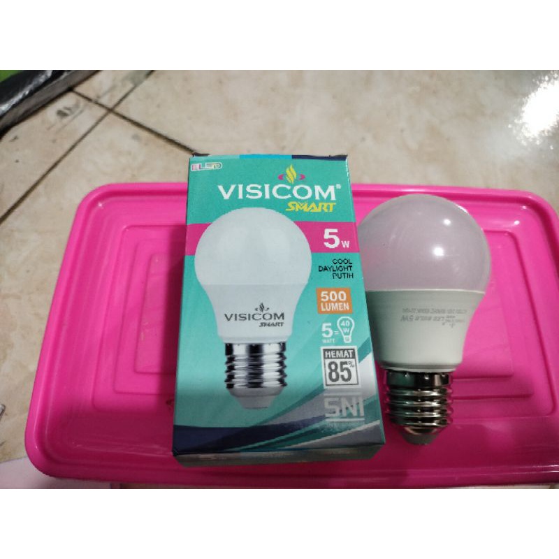 Lampu LED 5 Watt Visicom Putih Terang Tahan 15.000 j