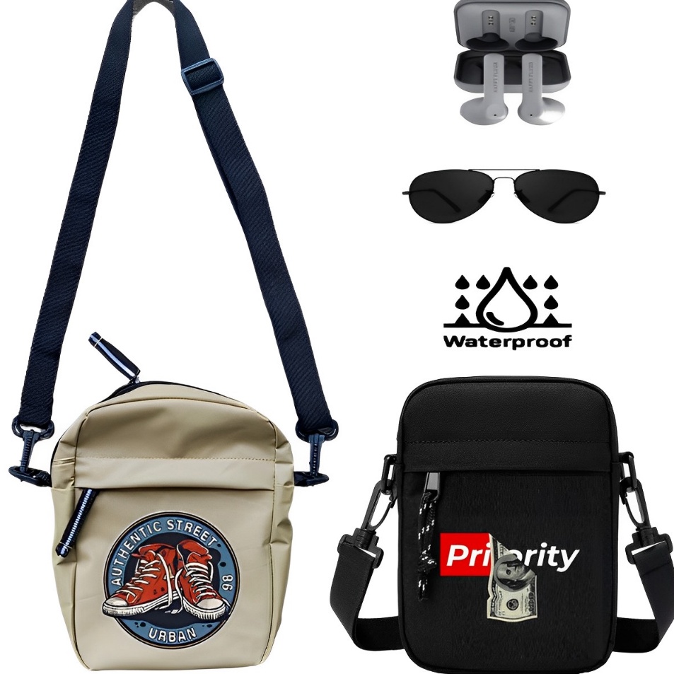 trxXx4X8 TAS SELEMPANG PRIA murah distro anti air waterproof keren kekinian kerja simpel original sl