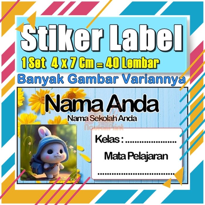 

Stiker Label Nama Buku Pelajaran Anak Karakter Hewan Lucu Cute Murah Sticker Kecil Banyak 20 Lembar Anime Vol-258