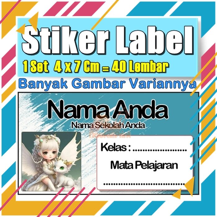 

Stiker Label Nama Buku Pelajaran Anak Karakter Hewan Lucu Cute Murah Sticker Kecil Banyak 20 Lembar Anime Vol-264