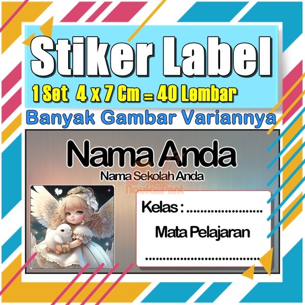 

Stiker Label Nama Buku Pelajaran Anak Karakter Hewan Lucu Cute Murah Sticker Kecil Banyak 20 Lembar Anime Vol-331