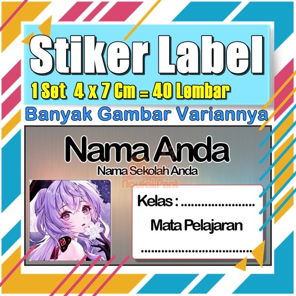 

Stiker Label Nama Buku Pelajaran Anak Karakter Hewan Lucu Cute Murah Sticker Kecil Banyak 20 Lembar Anime Vol-337