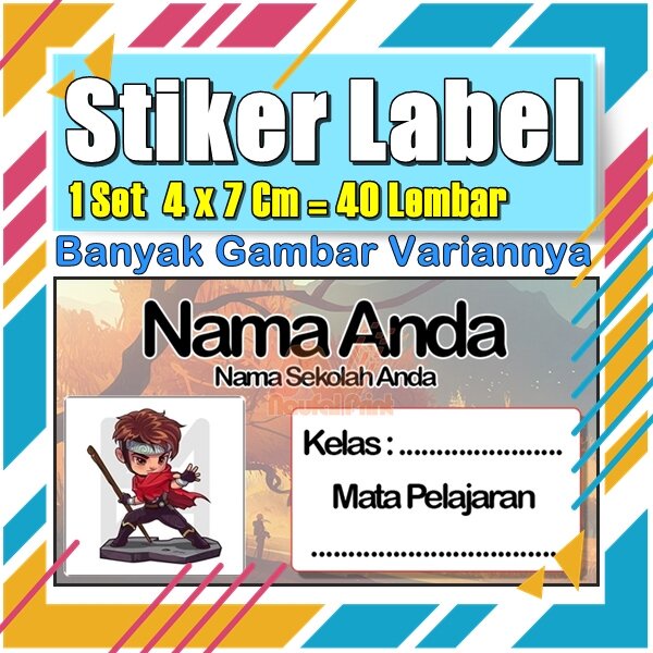 

Stiker Label Nama Buku Pelajaran Anak Karakter Hewan Lucu Cute Murah Sticker Kecil Banyak 20 Lembar Anime Vol-390