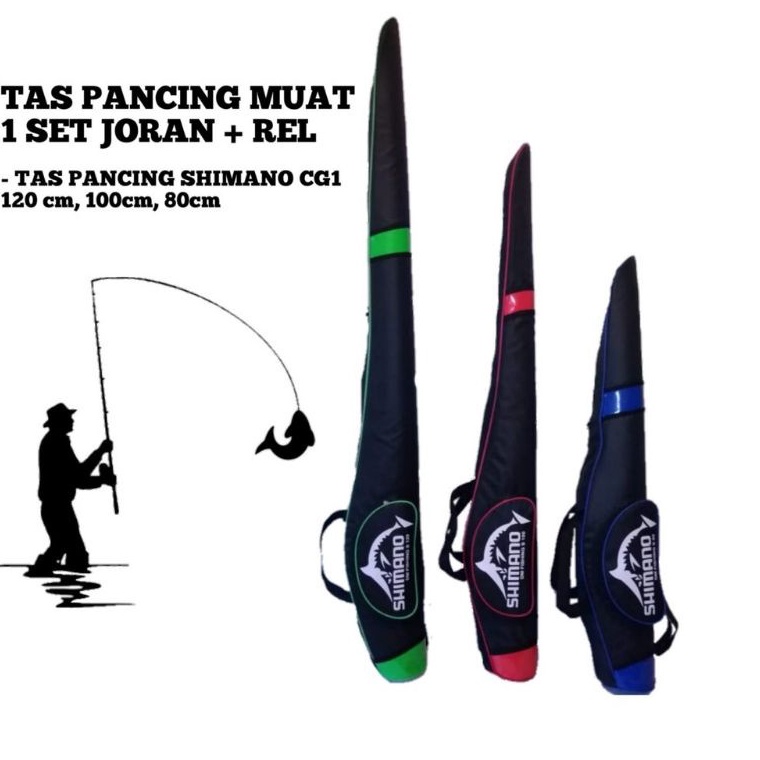 Laris Tas Pancing Shimano Anti Air 80cm - 100cm - 120cm q Kualitas Premium Stock Banyak.