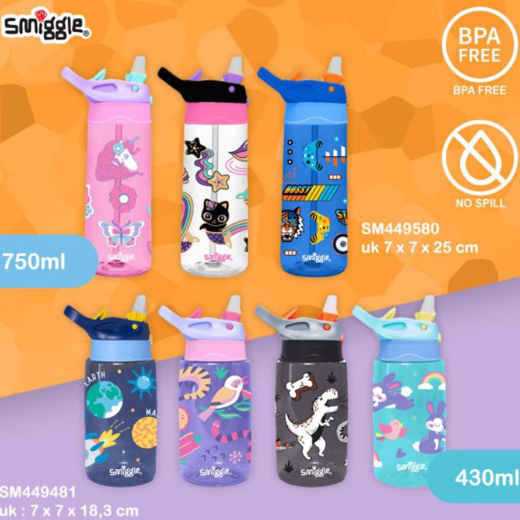 ➠ Botol minum Smiggle/Smiggle bottle/botol minum anak u Premium Ready.