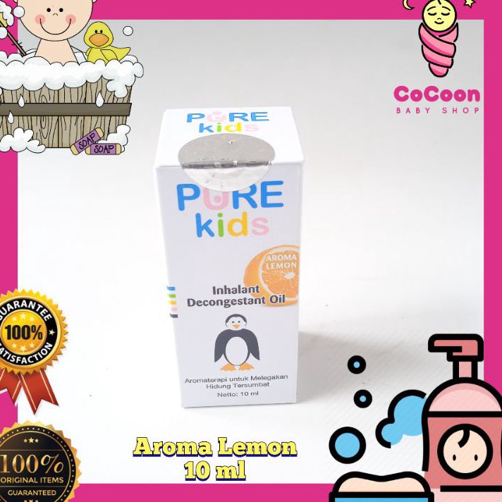 ♟ CC 9585 Aroma Hirup Obat Batuk Pilek Anak Purekids Pure Kids Inhalant Lemon PALING AMPUH✌️>>> ࿐