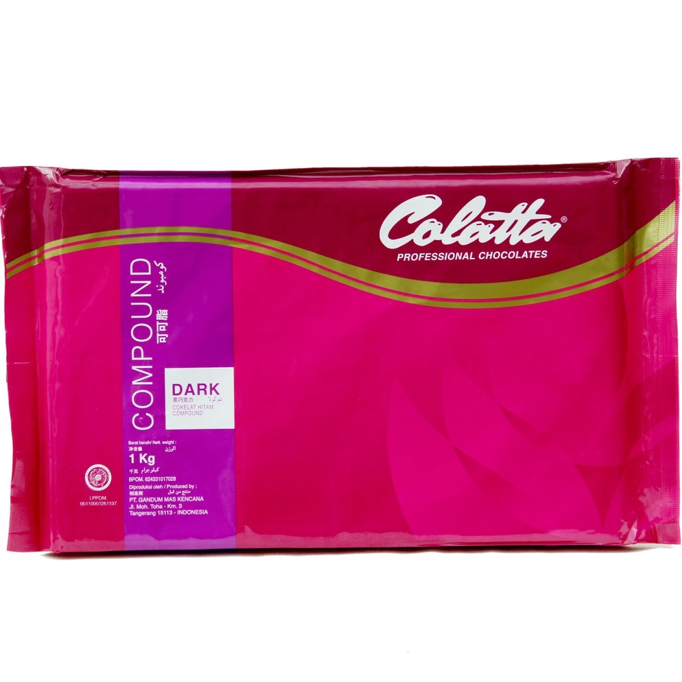 

Terlaku.! Cokelat Batang - Colatta Dark Chocolate Compound Kemasan 1kg !!! 0CJ