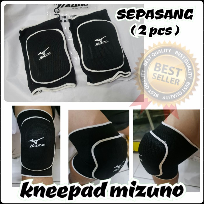 Terlaris Sepasang 2 Pcs Knee Pad Mizuno Lokal Premium Deker Lutut Busa Padding