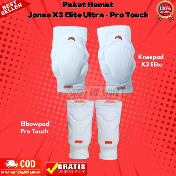 Terbaru Kneepad Jonas Elite X3 Ultra Pelindung Lutut Kiper Futsal