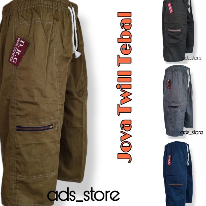 YBVQ2706 Terbaru  JUMBO Celana Kolor Panjang Pria 7/8 7 8 Celana Big Size Jumbo Pria Jova Twill Teba