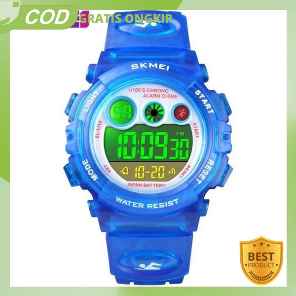 Watch Kids Sport Perempuan Laki2 Kekinian Watch Kids Model Terbaru 2023 Wacth Kid'S Anti Air Jam Tan