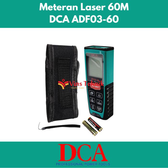 Meteran Laser 60m DCA ADF03-60 - Pengukur Jarak Akurat dan Handal
