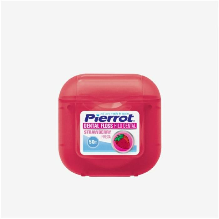 Dental Floss Benang Gigi Pierrot Strawberry Dental Floss