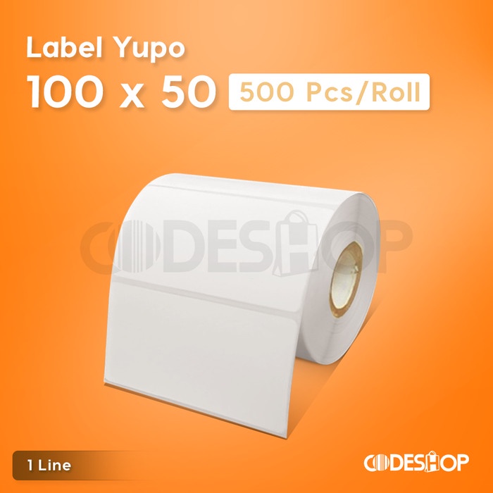 

LABEL YUPO 100X50 ISI 500 PCS STICKER LABEL ANTI AIR YUPO FASSON MURAH