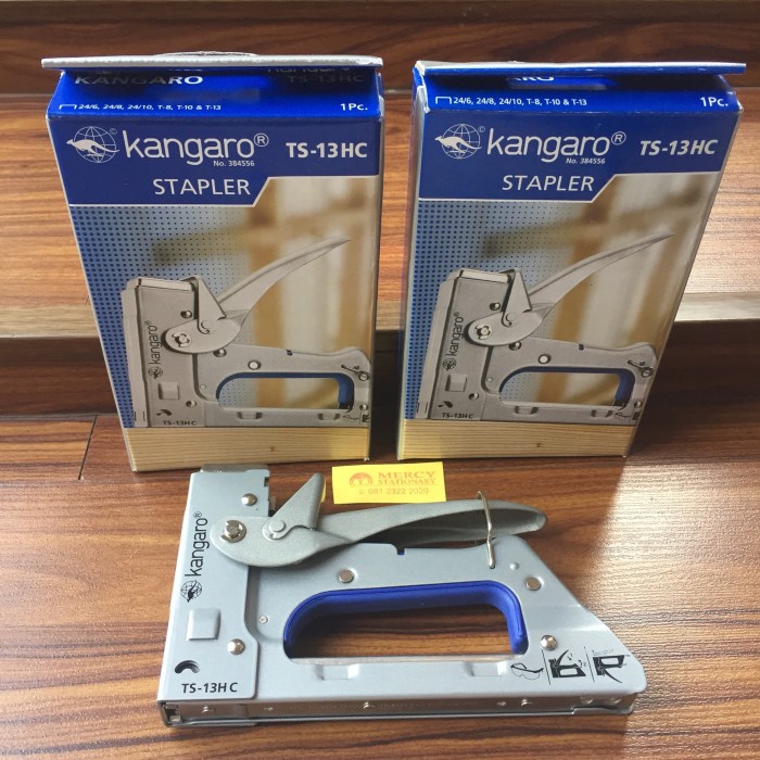 

BRG BARU Guntacker Kangaro T-13H Metal / Stapler Tembak atk