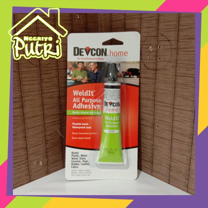 

JUAL Lem Multifungsi Devcon Weldit 29ml-Transparan