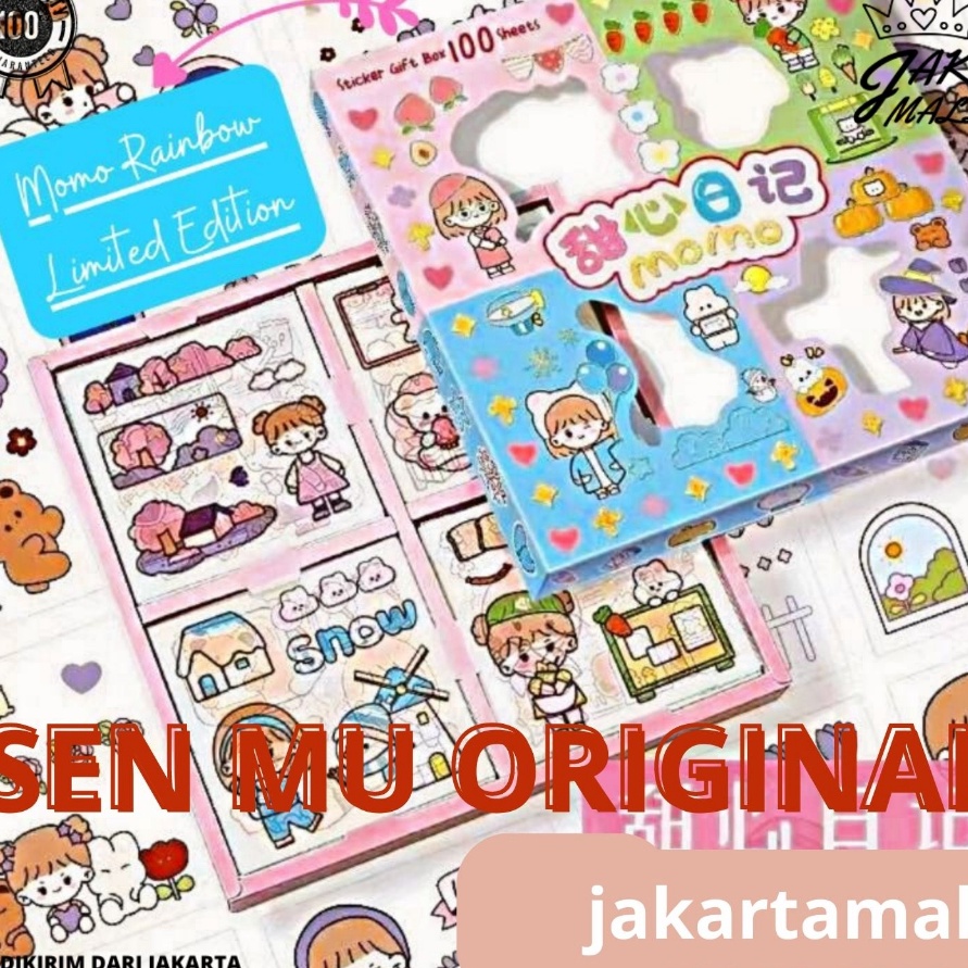 

[☀ M◆LF) 100 Lembar Stiker Motif Kartun Korea Lucu Anti Air Dekorasi Handbook Scrapbook DIY JM/ kekiniian.!!