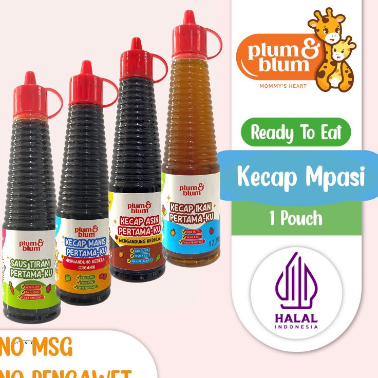 

Big Sale Plum & Blum Saus Tiram Kecap Mpasi No MSG - 130 gram Laris