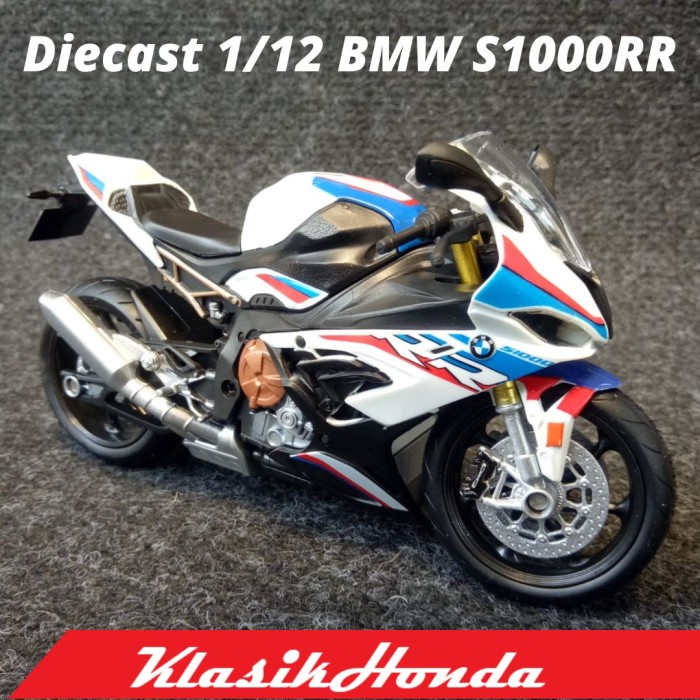 MUST HAVE DIECAST 1/12 NEW BMW S1000RR S 1000 RR TERBARU