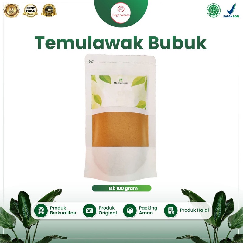 

☘️Segerwaras☘️ Temulawak Bubuk Asli & Murni Mengurangi radang sendi