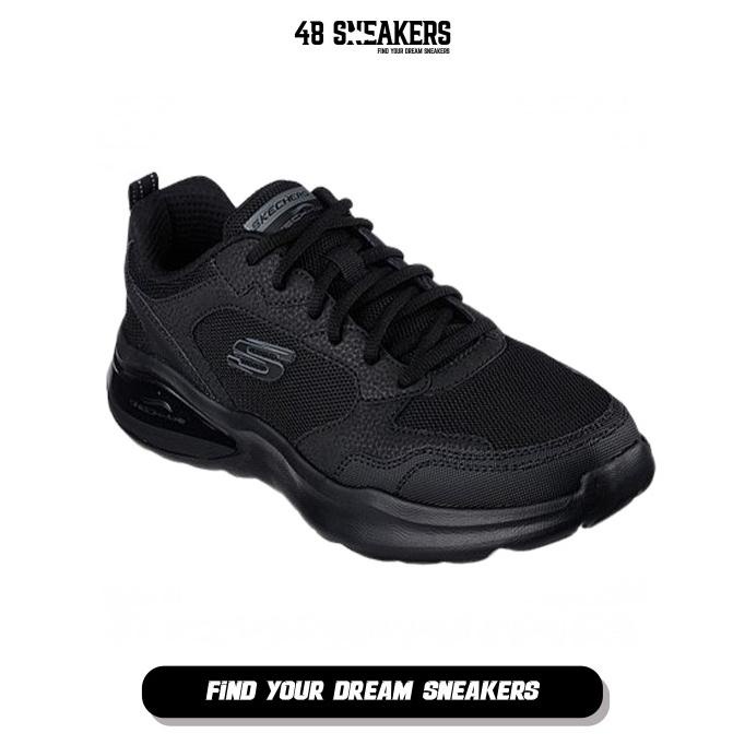 Sepatu Pria Skechers Air Cushioning Binson Black (232560 Bbk) Original Twostore222