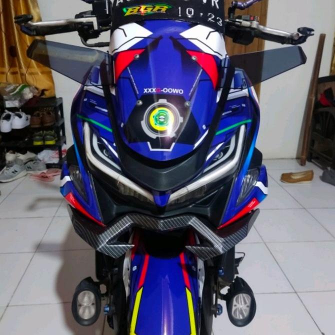 Front Winglet Depan - Honda Adv 150 - Ninja H2R Replika - Adv150 Original