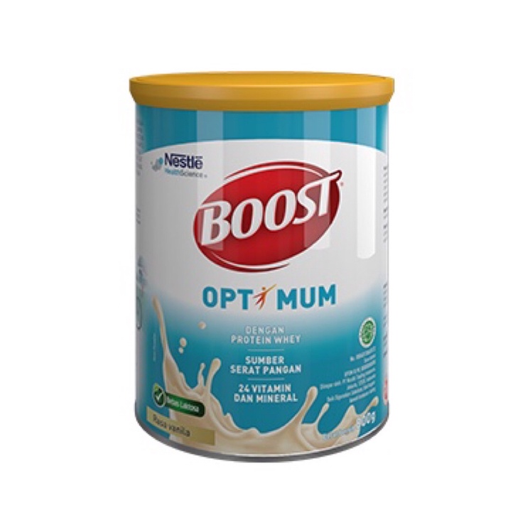 

Nestle Boost Optimum Minuman Bergizi Untuk Kesehatan Optimal Rasa Vanila 400g