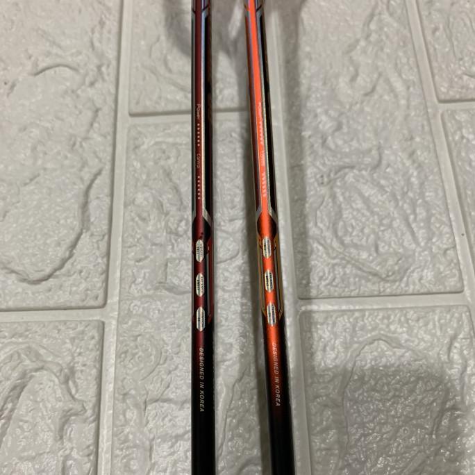 Raket badminton POWER MAX SUPER POWER BALLISTIC 88 grip 4U KUAT 33lbs