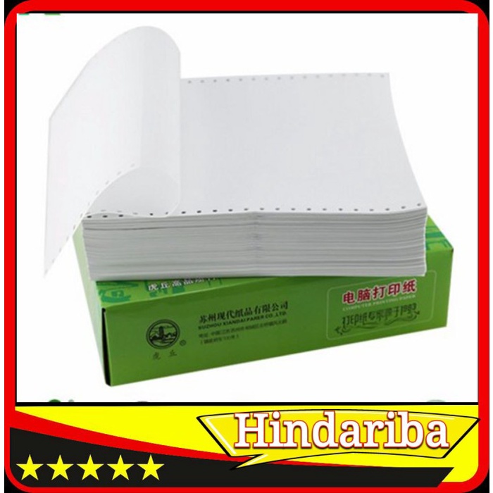 Best Seller Kertas Continuos, Continuous Form, Struk Ppob Pln, A4 Dibagi 4 Polos