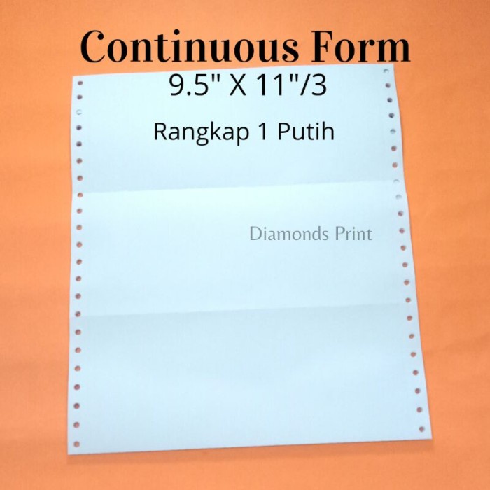 

Best Seller Struk Ppob A4 Bagi 3 / Kertas Continuous Form 9.5 X 11 /3 1Ply