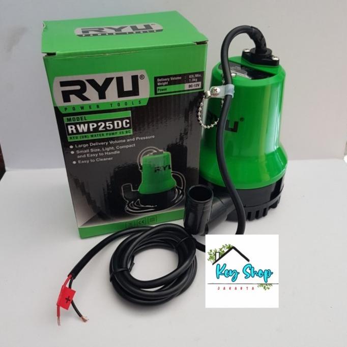TERLARIS MESIN POMPA AIR CELUP, MESIN SEDOT AIR RYU RWP 25DC
