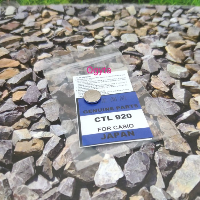 Baterai Casio Tough Solar Jam Tangan Gshock Protrek Ctl 920 Original