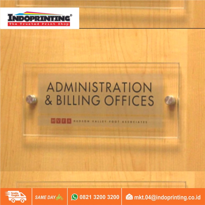 best NEW PAPAN NAMA / AKRILIK RUANGAN / AKRILIK KANTOR CUSTOM