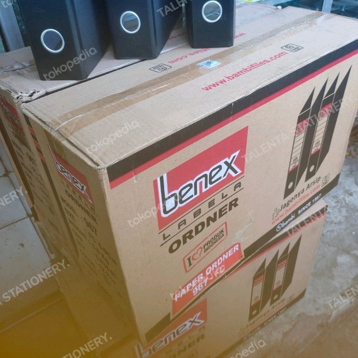 

Terlaris Odner Benex Small Folio F4 5Mm Harga 1 Dus Isi 12 Pcs