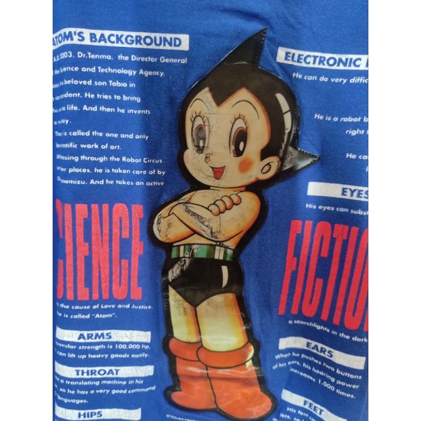 Kaos Astro Boy Hologram Vintage original