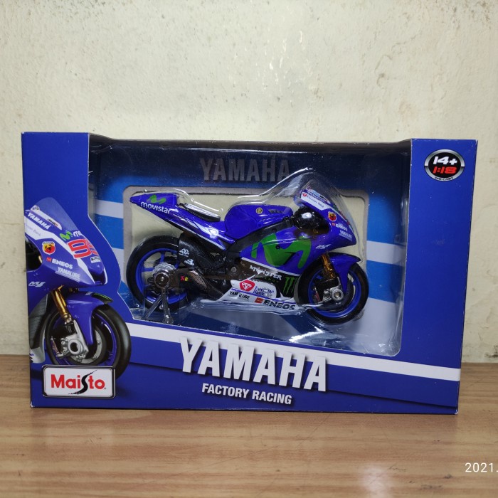 MUST HAVE MAISTO 1:18 YAMAHA YZR-M1 2016 JORGE LORENZO TERLARIS