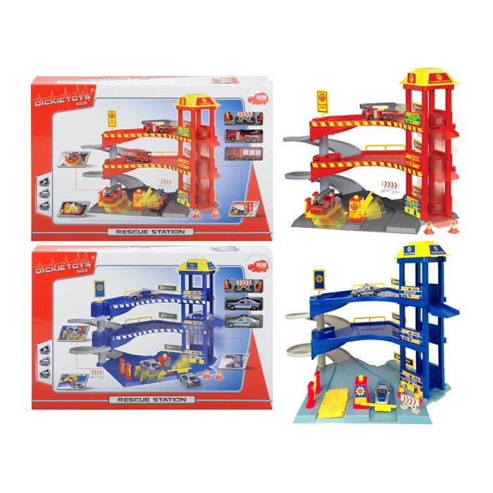 DISKON SPESIAL RESCUE STATION 2 ASST (INTERNATIONAL VERSION) ORIGINAL DICKIE TOYS TERMURAH