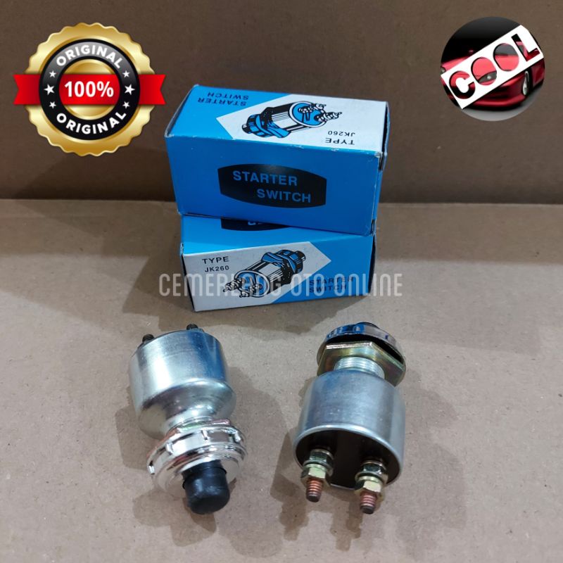 Stater Switch Universal JK260 Tombol Stater / Tombol Klakson Motor Mobil Mesin