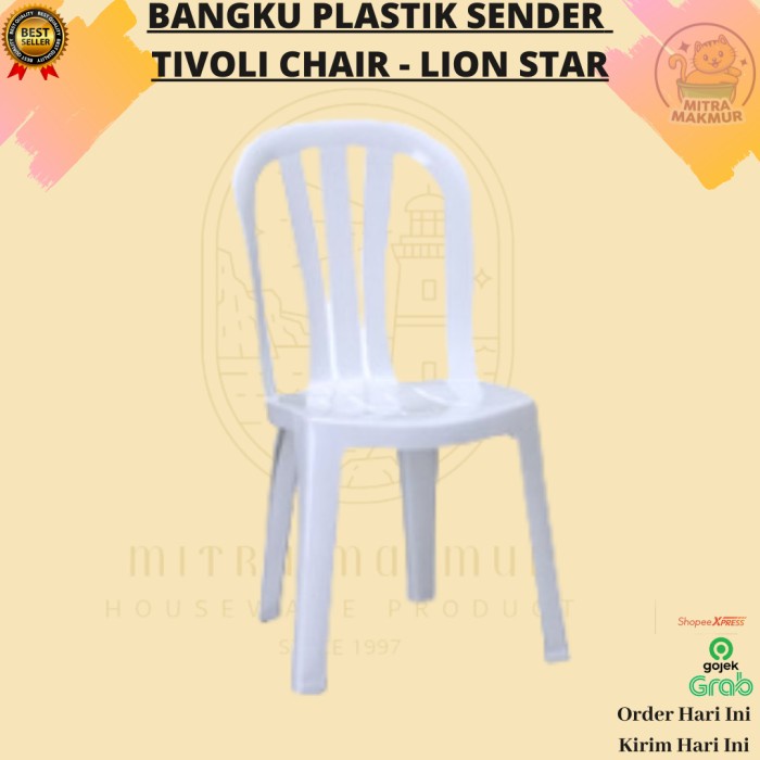 TIVOLI - LION STAR / BANGKU PLASTIK SENDER / KURSI SENDER