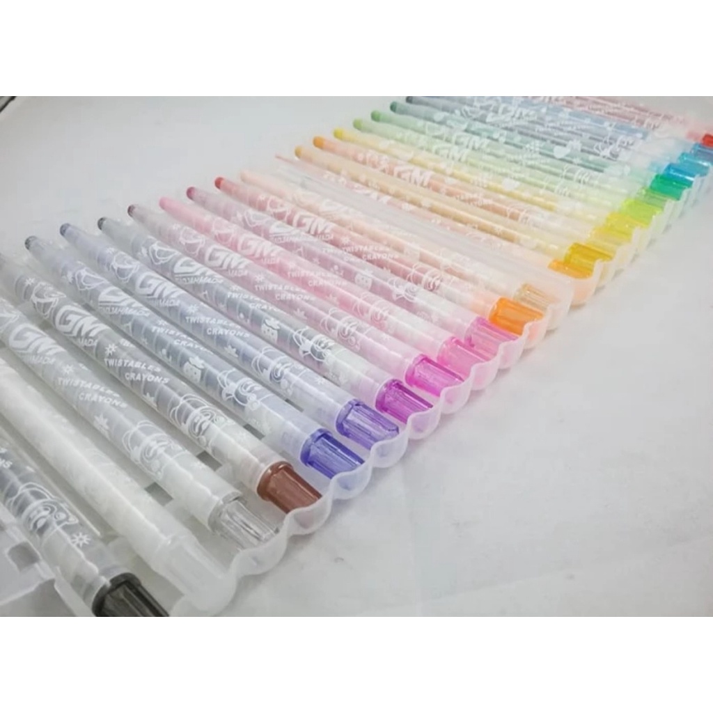 

UVD KRAYON CRAYON PUTAR 24 WARNA GM-OP924 WARNA PASTEL T3A