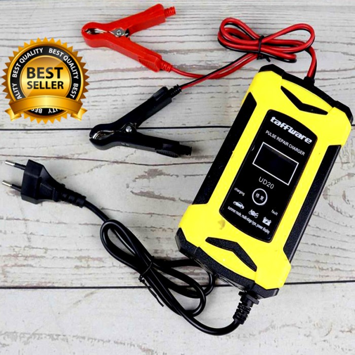 CHARGER AKI MOBIL MOTOR CASAN ACCU 12V SETRUM CAS AKI MOBIL MOTOR