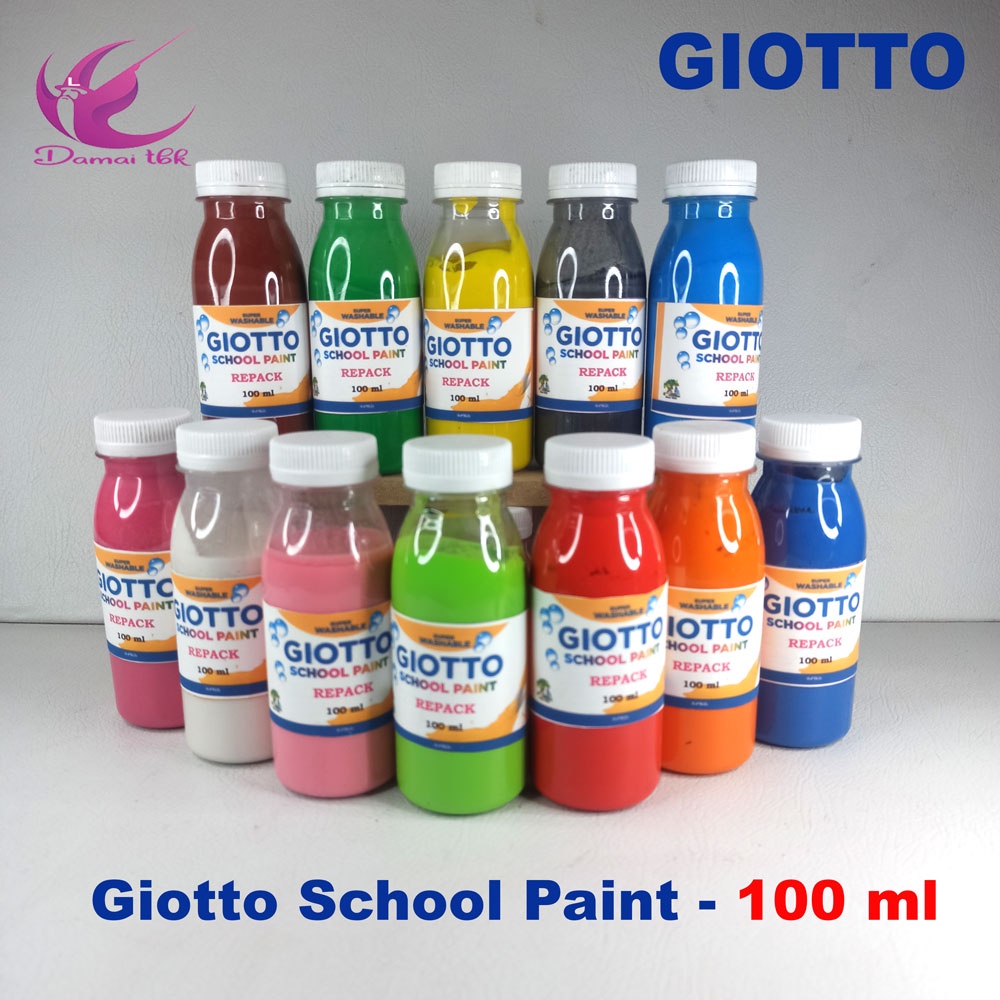 

ZOZ GIOTTO SCHOOL PAINT CAT LUKIS ANAK GIOTTO SUPER WASHABLE 100ML HRH
