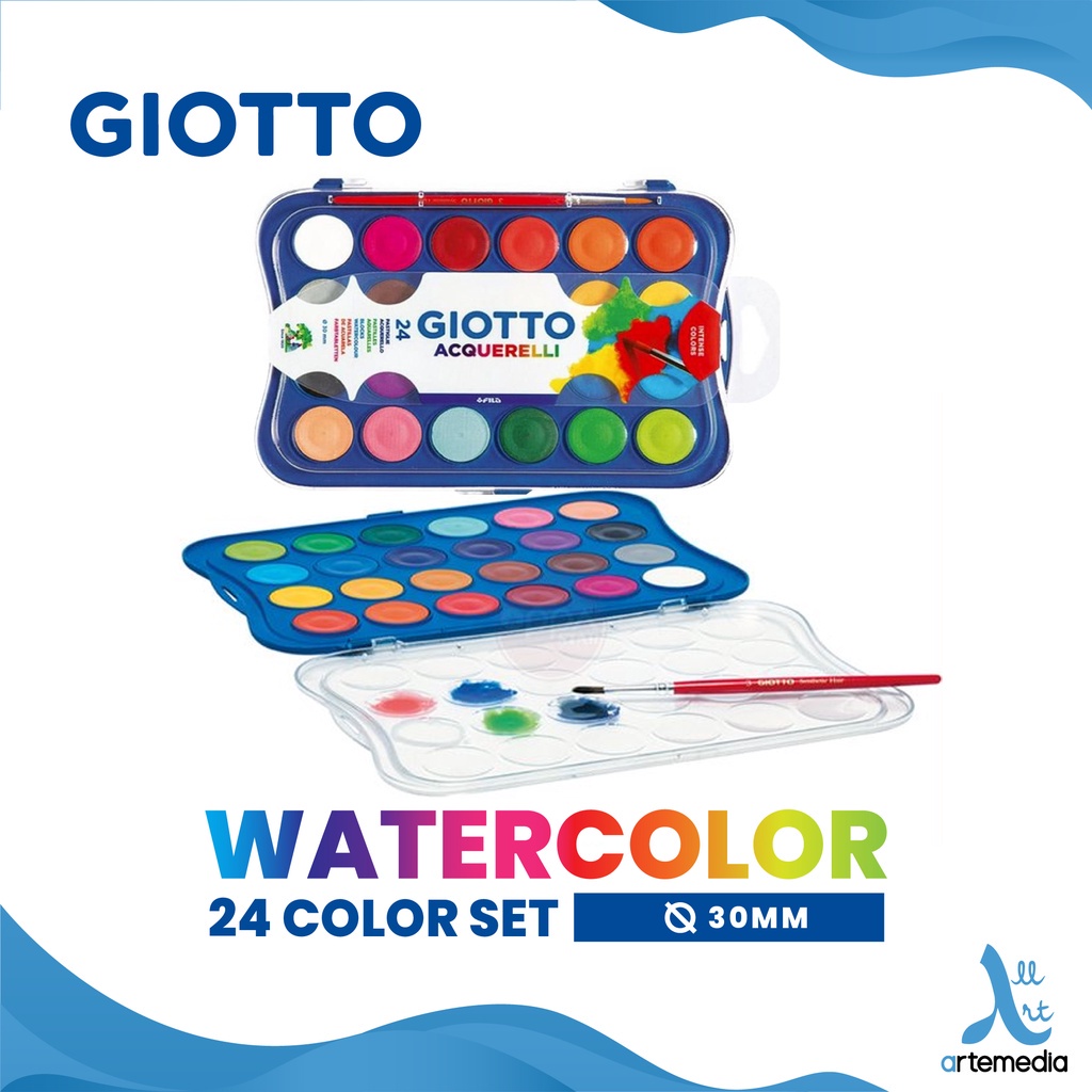 

FYQ CAT AIR GIOTTO ACQUERELLI MINI WATERCOLOR CAKE SET K26