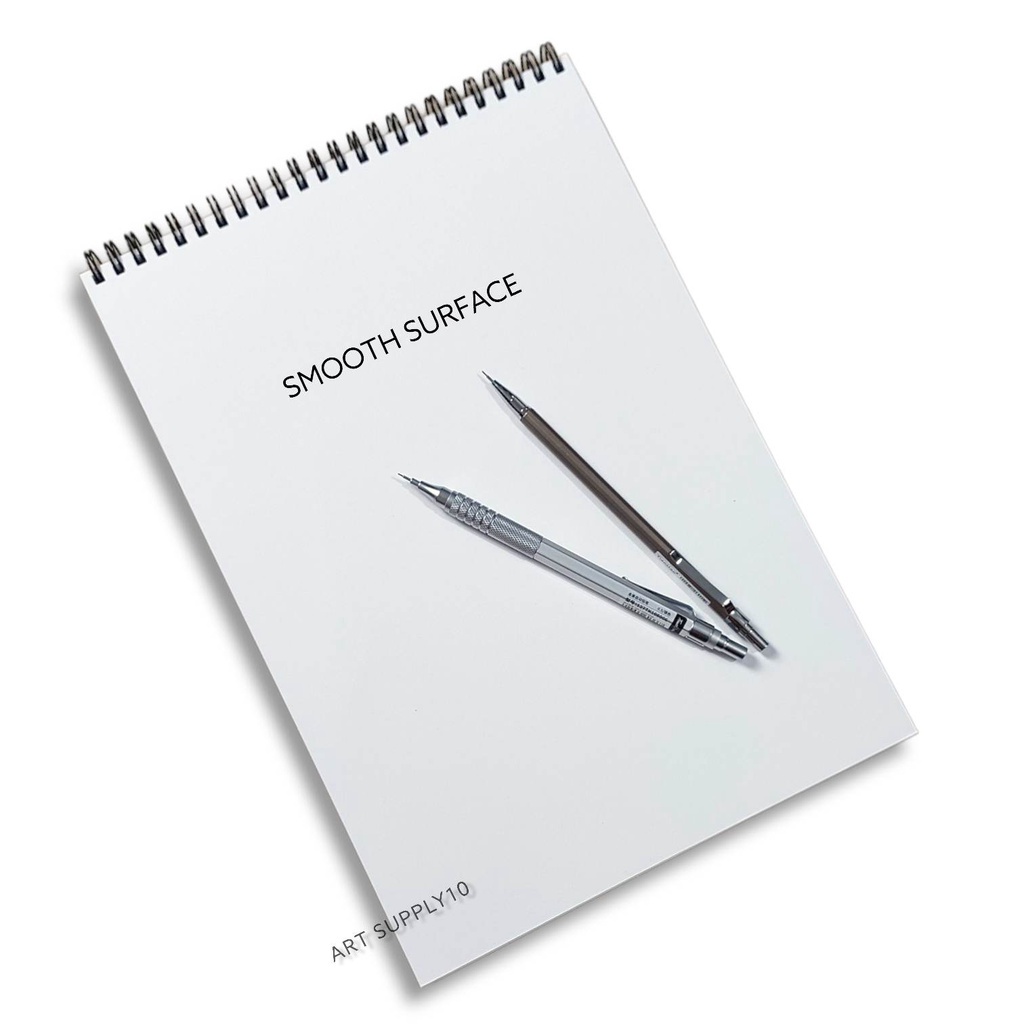 VP8 SKETCHBOOK ACADEMIC SPIRAL WIRE BOUND 250GSM A4 A5 A6 CUSTOM 30 LEMBAR OQM