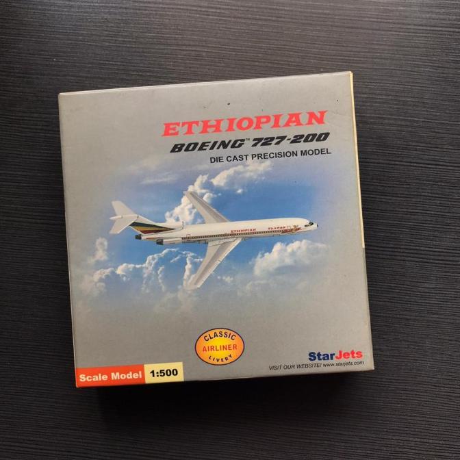 Diecast Pesawat Boeing 727-200 (Ethiopian) - Starjets