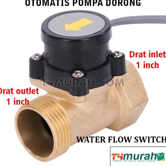 ¯ iw Water Flow Switch 1 inch Otomotis Pompa Booster ✪